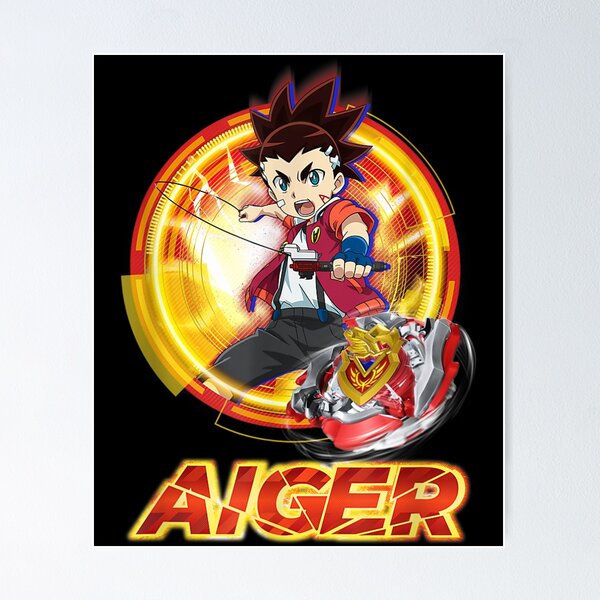 Beyblade Aiger Wall Art for Sale Redbubble