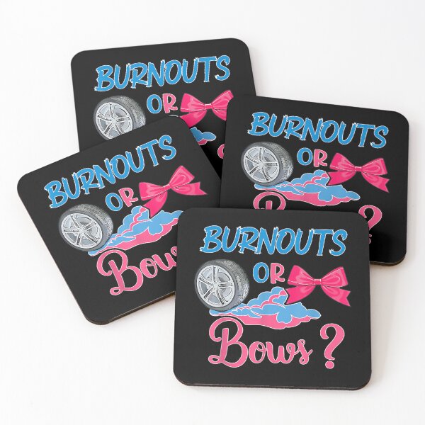 Item preview, Burnouts or Bows Gender Reveal party Idea for mom or dad designed and sold by HainoiGangbai.