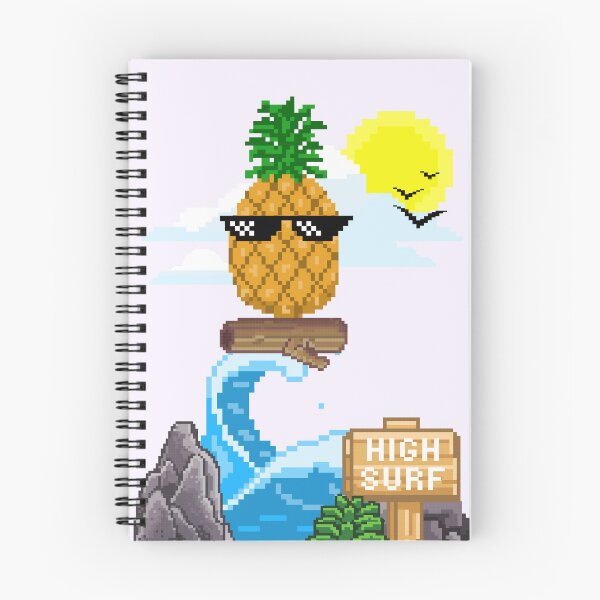 Item preview, Pineapple At Sea High Surf designed and sold by GleamingGiant.