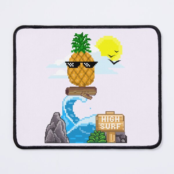 Item preview, Pineapple At Sea High Surf designed and sold by GleamingGiant.