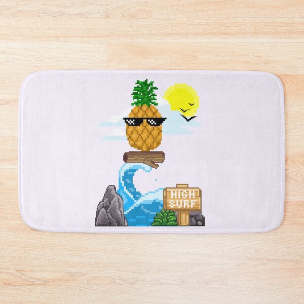 Item preview, Pineapple At Sea High Surf designed and sold by GleamingGiant.