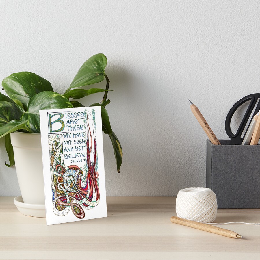 Blessed Are Art Board Print