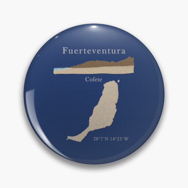 Item preview, Fuerteventura island Cofete beach, brown, blue, grey designed and sold by CreaVisArt.