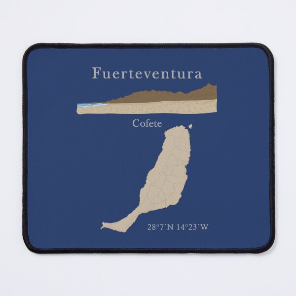 Item preview, Fuerteventura island Cofete beach, brown, blue, grey designed and sold by CreaVisArt.