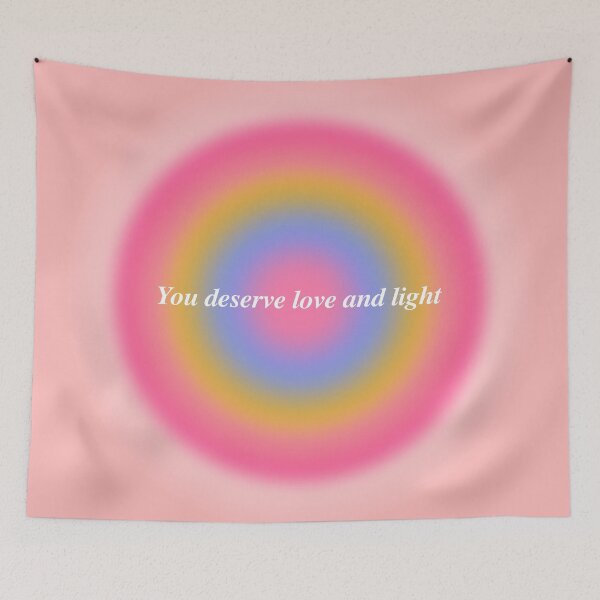 Item preview, You Deserve Love And Light - Aura Gradient designed and sold by good-energy.