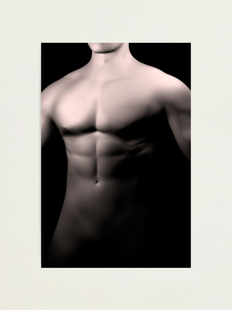Mannlicher Korper Taille Oben Fotodruck Von Stocktrekimages Redbubble