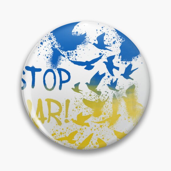 Item preview, stop war,ukraine,flag,doves,peace,war,graffiti designed and sold by theherbst131313.