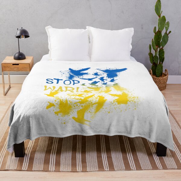Item preview, stop war,ukraine,flag,doves,peace,war,graffiti designed and sold by theherbst131313.