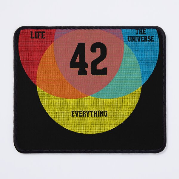 Item preview, Venn Diagram Life, the Universe & Everything designed and sold by HeydyMonroso.