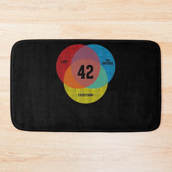 Item preview, Venn Diagram Life, the Universe & Everything designed and sold by HeydyMonroso.