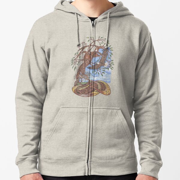 Faith, Hope and Eternal Love Zipped Hoodie