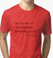Charles manson autograph quote Tri-blend T-Shirt