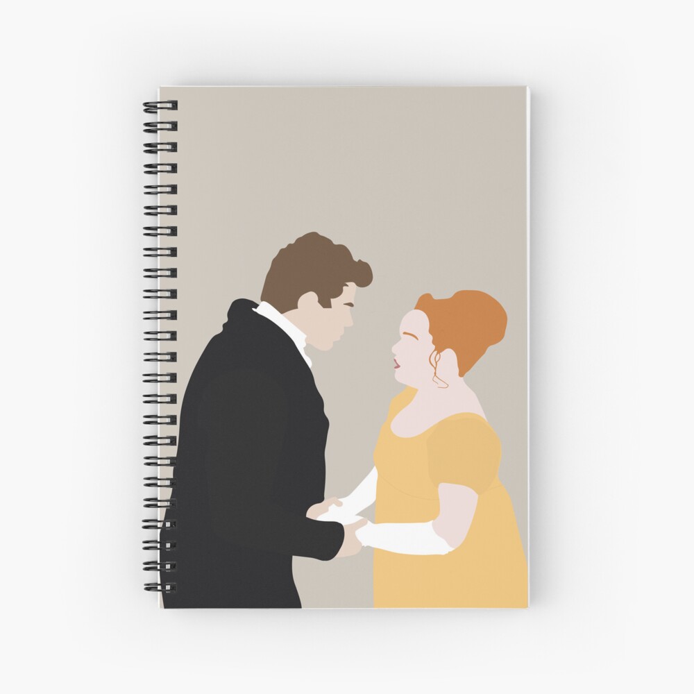 colin and penelope holding hands Spiral Notebook