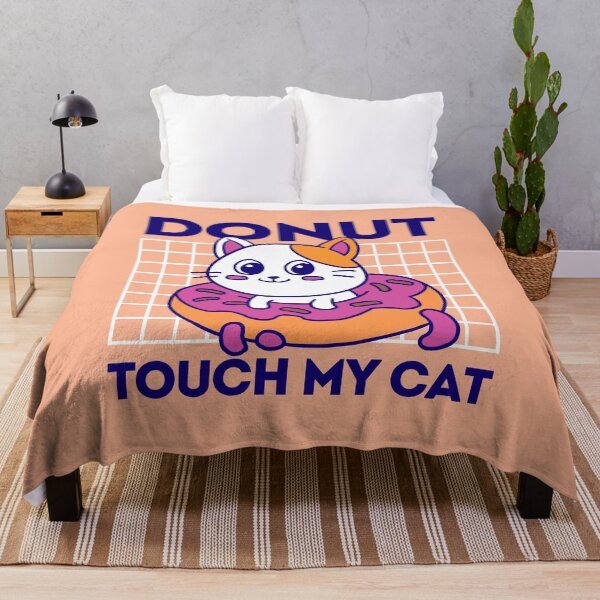 Item preview, Donut Touch My Cat designed and sold by Madman Desain.