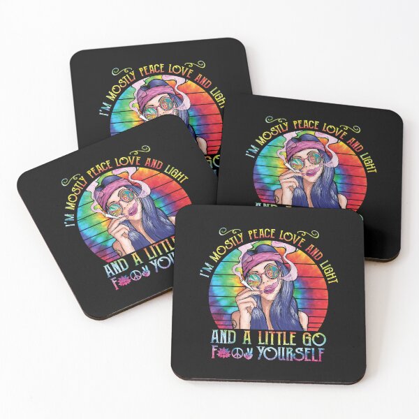 Item preview, Hippie Girl Peace and Love designed and sold by JamesGillitzer.
