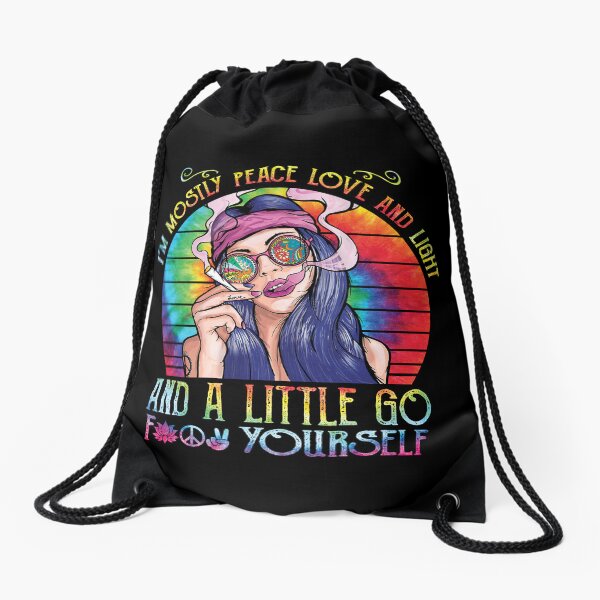 Item preview, Hippie Girl Peace and Love designed and sold by JamesGillitzer.