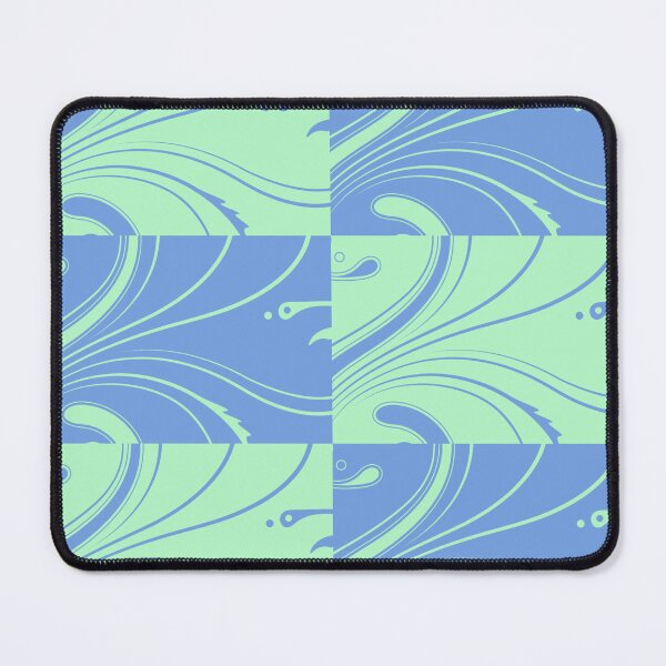 Item preview, Blue and light green pattern designed and sold by moxdesign.