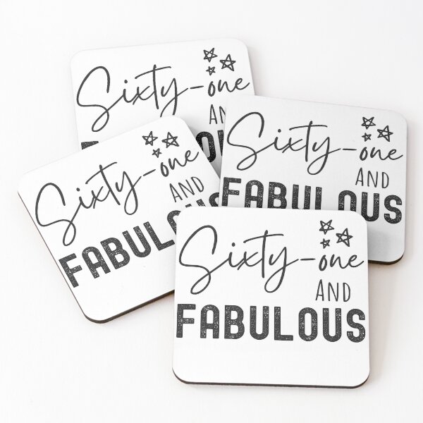 Item preview, 61 And Fabulous Birthday designed and sold by Equitees.