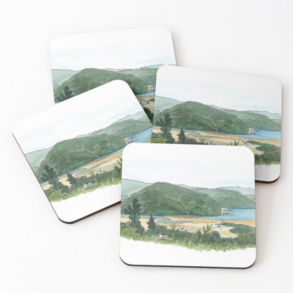 Item preview, Awaroa Bay - Abel Tasman Watercolour designed and sold by Tom Napper Design.