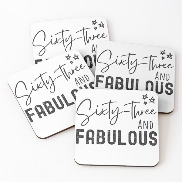 Item preview, 63 And Fabulous Birthday designed and sold by Equitees.