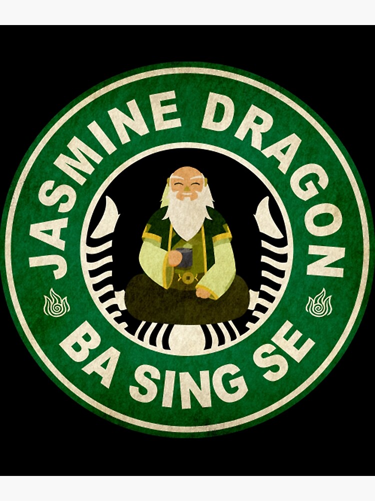 "The Jasmine Dragon Uncle Iroh Avatar vintage TShirt" Poster for Sale