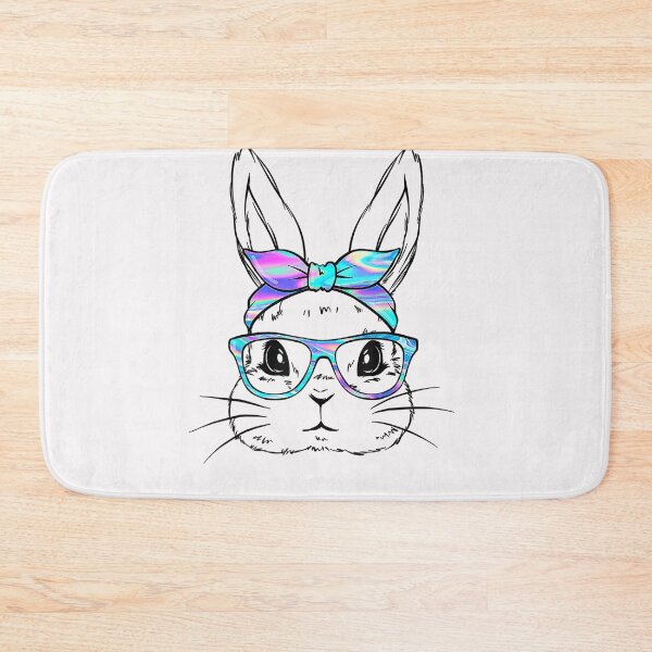 Item preview, Cute Bunny Face Shirt Leopard Print Glasses EASTER Women Boy designed and sold by Humber19912.