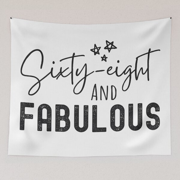 Item preview, 68 And Fabulous Birthday designed and sold by Equitees.