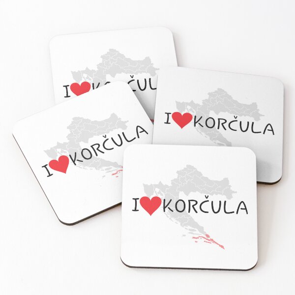 Item preview, "I Love Korčula" designed and sold by MC Art Studio.