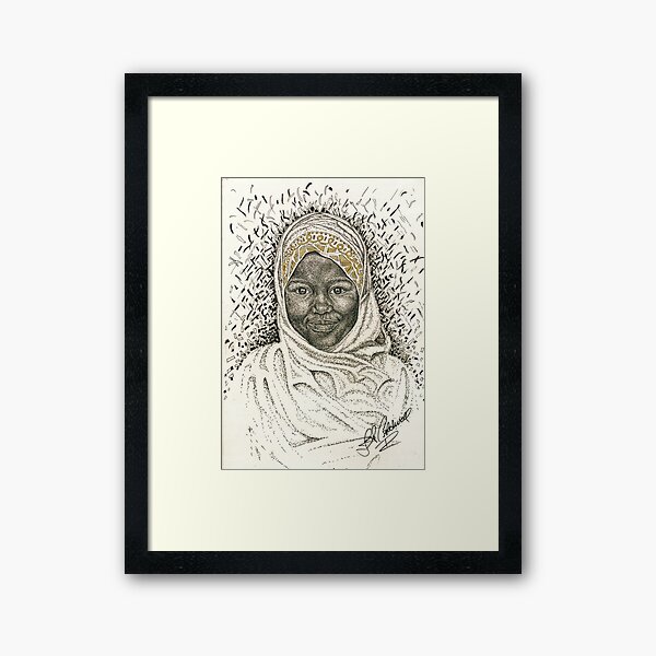LittleTanzanian Girl Framed Art Print
