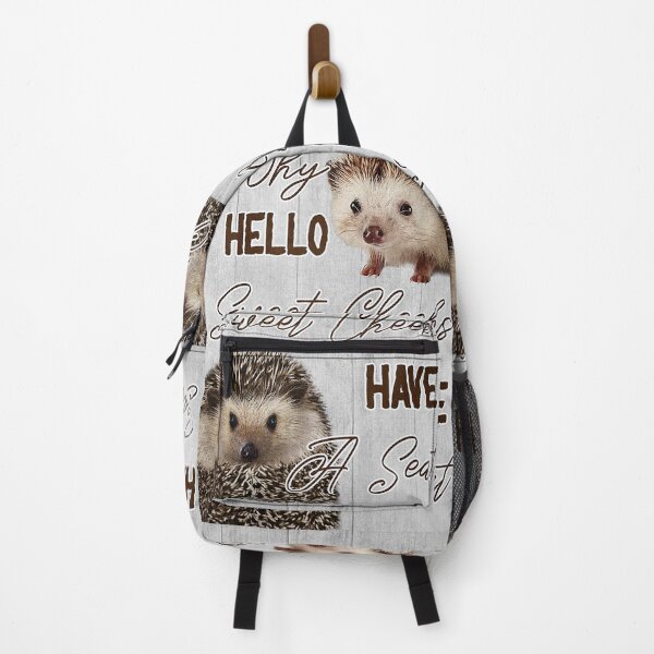 Item preview, Why hello sweet cheeks have a seat hedgehog lover designed and sold by TeganCrafford.