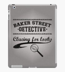Baker Street Detective (Black) iPad Case/Skin