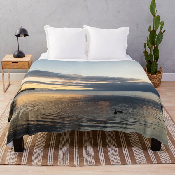 Item preview, Canada Geese Couple - Reflected Lakeside Daybreak designed and sold by Georgia Mizuleva.