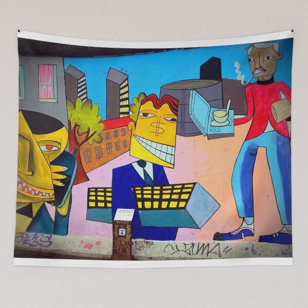Item preview, Berlin Wall Graffiti Artwork Street Art Germany designed and sold by AndyEvansPhotos.