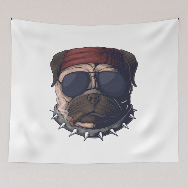 Item preview, Pug Dog Head Smoke designed and sold by tranda90.
