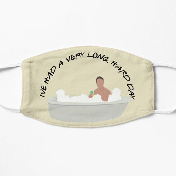 i've had a very long and hard day Flat Mask