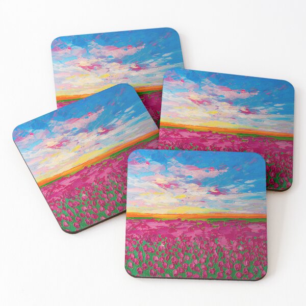 Item preview, Colorful tulip fields designed and sold by ArinasFineArt.