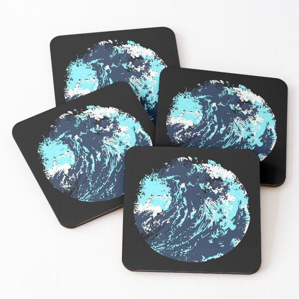 Item preview, Painted abstract artistic maverick wave ocean art designed and sold by GangDongSoo.