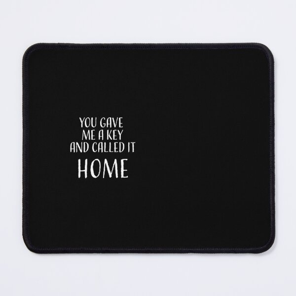 Item preview, You Gave Me A Key And Called It Home Sticker designed and sold by rosebell76.