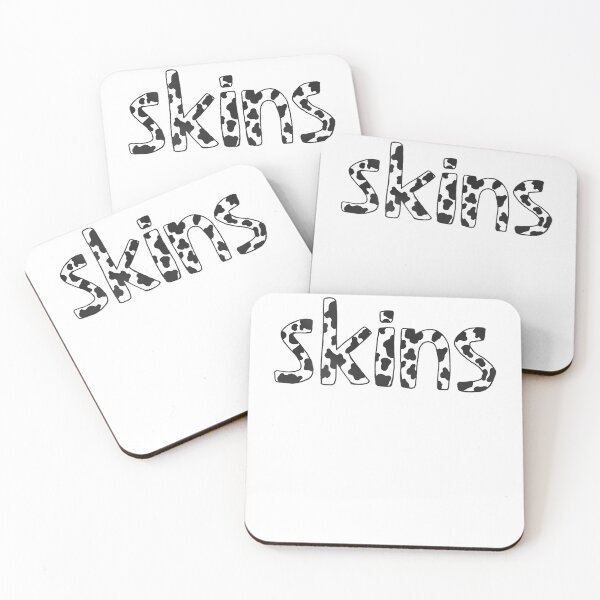 Item preview, Gift Idea Skins Tv Show Sticker Logo Cow Print, Pattern Season 1 Black White Mardyclothing designed and sold by Heathcote1990.