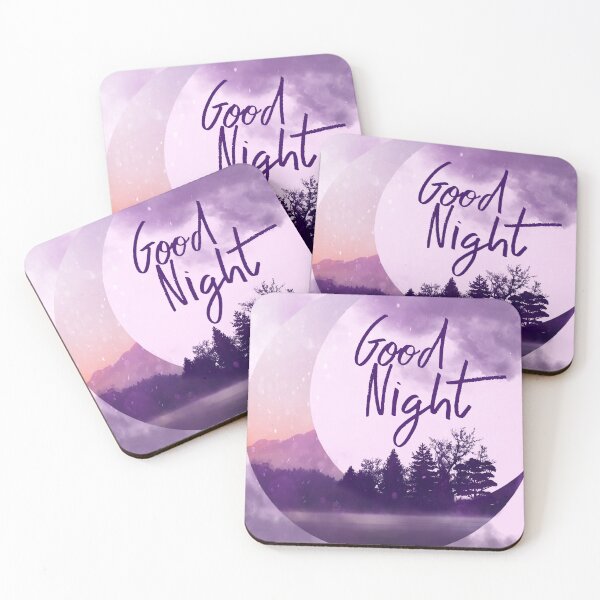 Item preview, Good night, print design designed and sold by DegoPine  Art Studio.