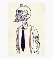 The Gentleman becomes a Hipster Photographic Print