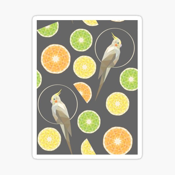 Citrus cockatiel Sticker