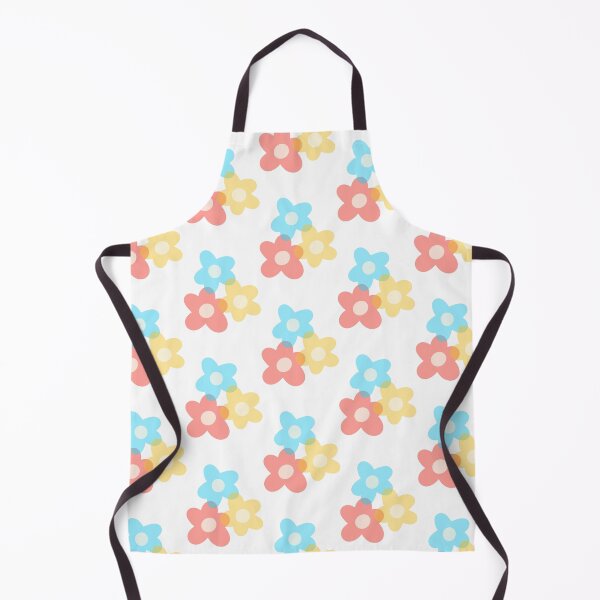 Item preview, Primary Colour Pastel Flower Print - 60s Inspired designed and sold by ZuriAmbessa.