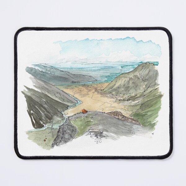 Item preview, Sefton Bivouac - Tasman Valley Watercolour designed and sold by Tom Napper Design.