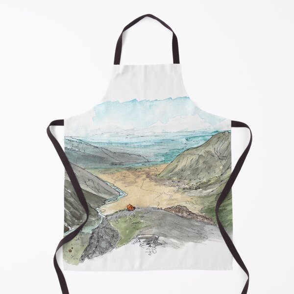 Item preview, Sefton Bivouac - Tasman Valley Watercolour designed and sold by Tom Napper Design.