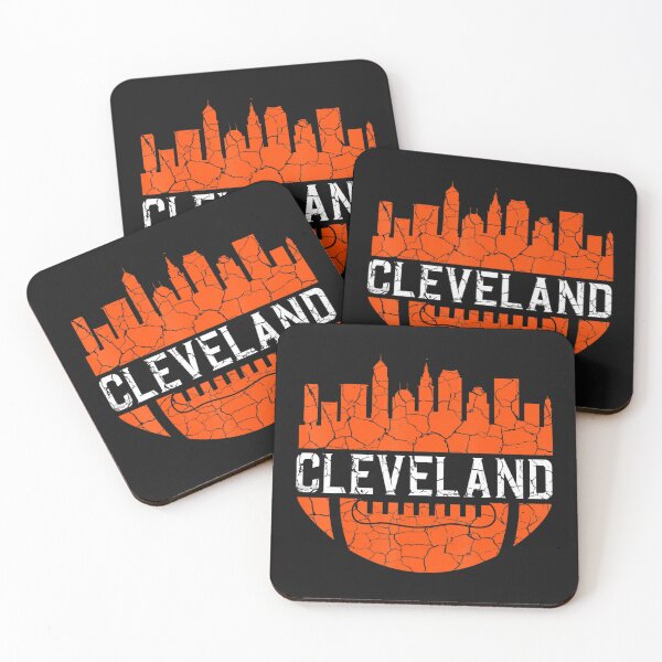 Item preview, Vintage Downtown Ohio Cleveland Skyline Football  designed and sold by pixelsimple.