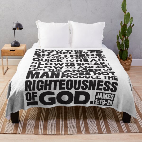 Item preview, James 1:19-20 Slow To Anger designed and sold by plushism.