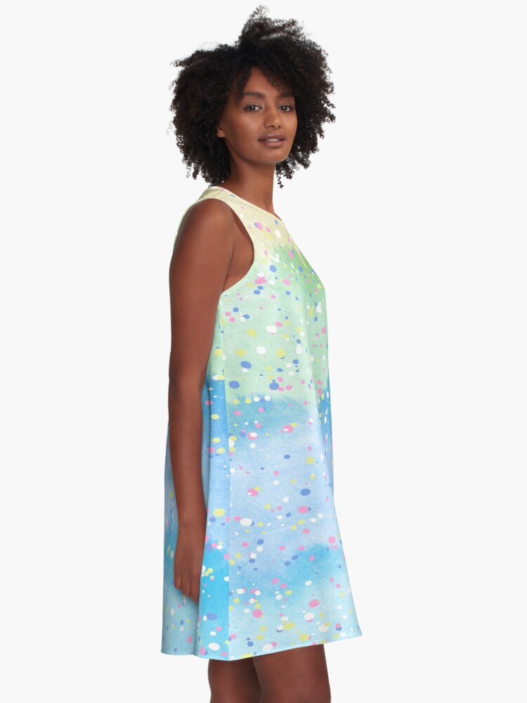 Alternate view of Spring Splatter A-Line Dress