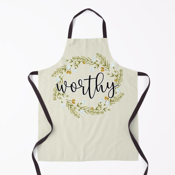 Item preview, You Are Worthy Wreath Black Calligraphy designed and sold by amazingjoy.
