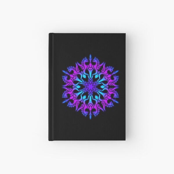 Winged Horses Mandala Hardcover Journal